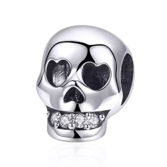 . Jewelry - 925 Sterling Silver Skull Charm